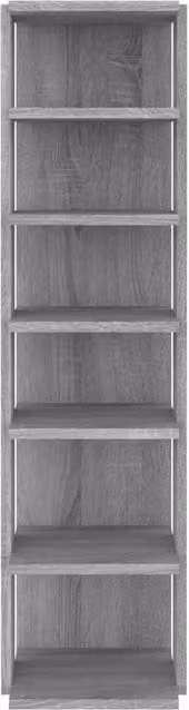 Berkfield Home Grey Sonoma Shoe Rack, W/D/H: 27.5 x 27.0 x 102.0 cm
