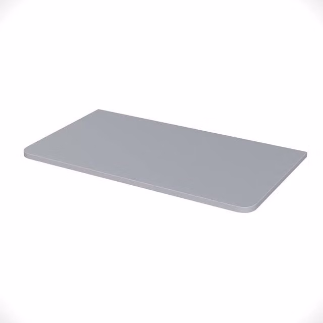Nes Home Matte Grey Round Corner MDF Bathroom Worktop for Vanity Cabinet, 800mm – 1