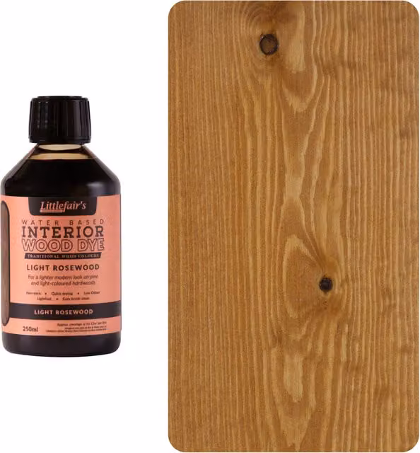Littlefair's Sheesham Wood Stain in Brown, 0.25 l