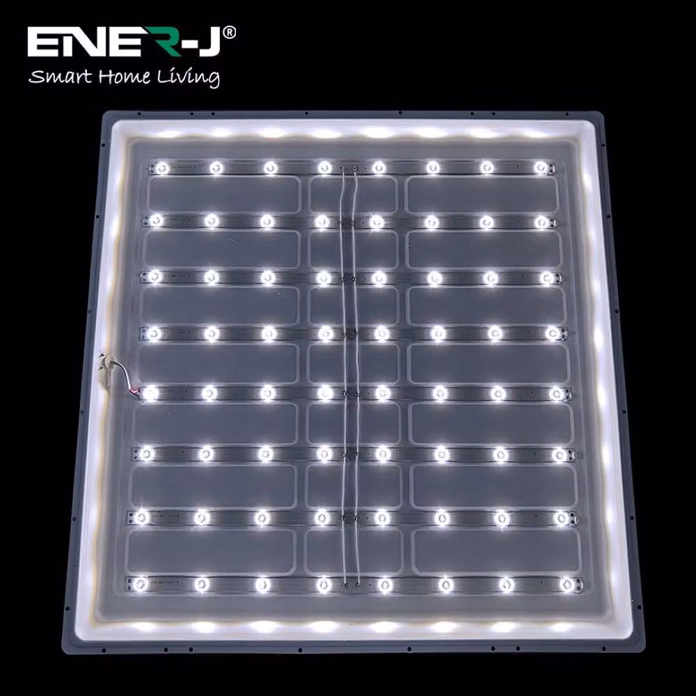 ENER-J Slim Backlit LED Panel, 2 Pack, White, 40W, CCT Switchable, W/D/H: 60 x 60 x 60 cm – 3