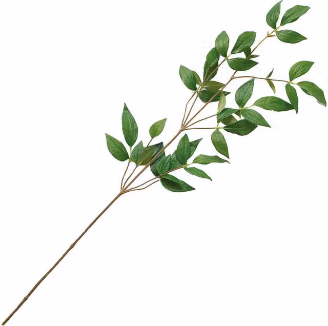 Bloom Artificial Single Clematis Foliage Flower Stem, Green, Length: 90 cm