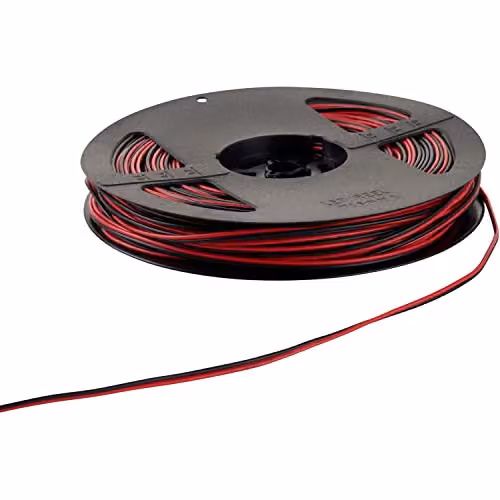 Loops 30m Extension Cable Reel for Single Colour Flexible Tape Lighting up to 10m, Red, IP20 – 2