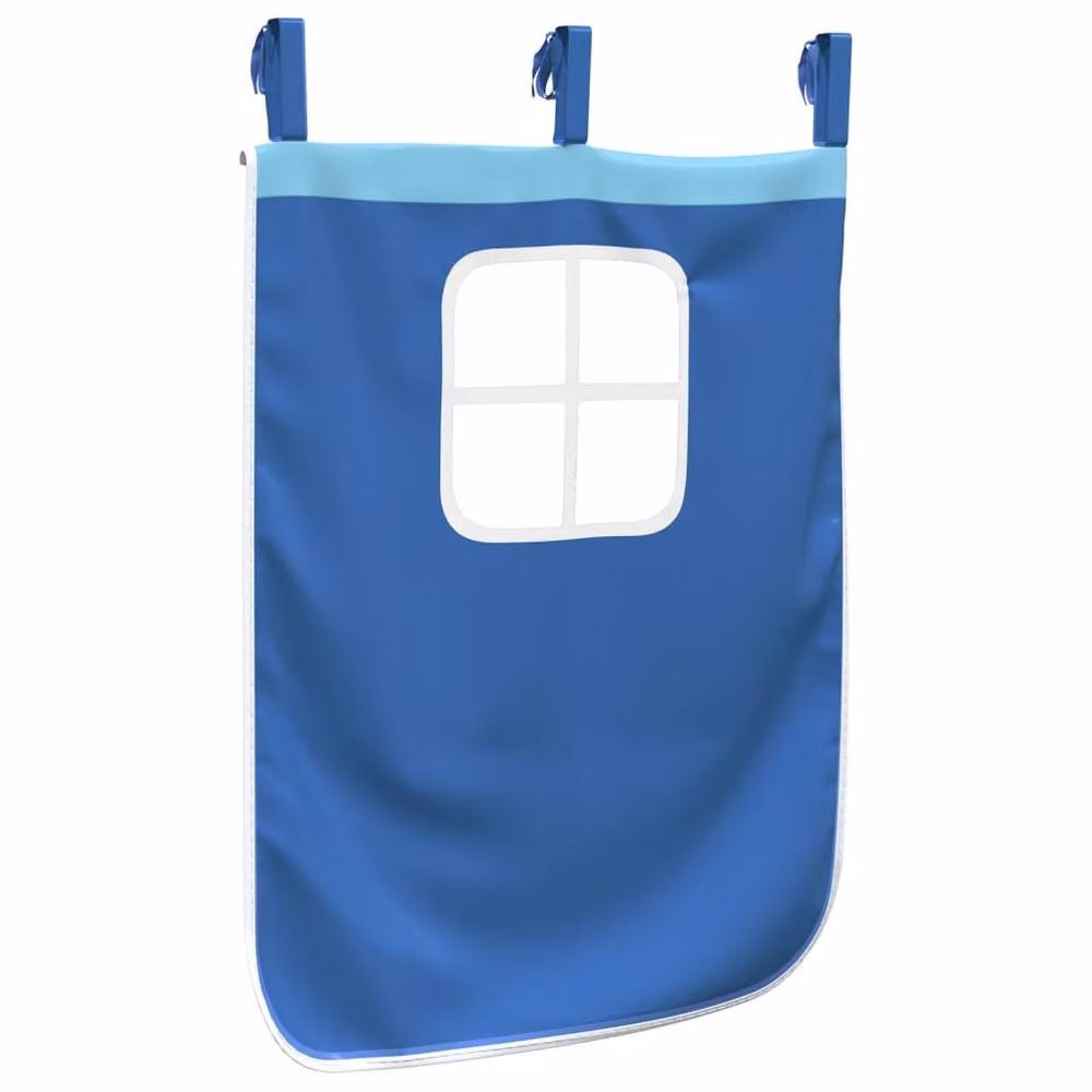 Berkfield Home Blue Polyester Opaque Fabric Panel Curtains for Childrens Loft Beds – 6