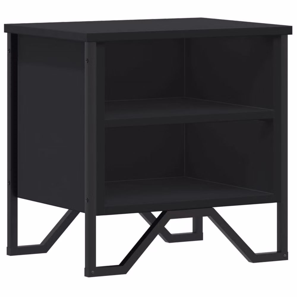 Berkfield Home Elegant Bedside Cabinet in Black, W/D/H: 40 x 30 x 40 cm – 3
