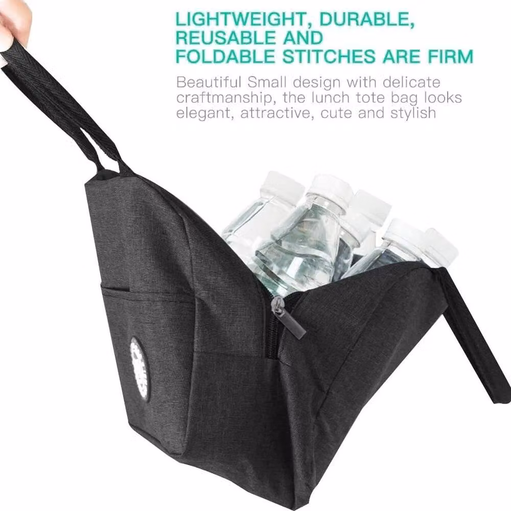 NESTLUNE Insulated Picnic Cool Bag in Black, W: 100 cm, D: 15 cm, H: 15 cm – 3