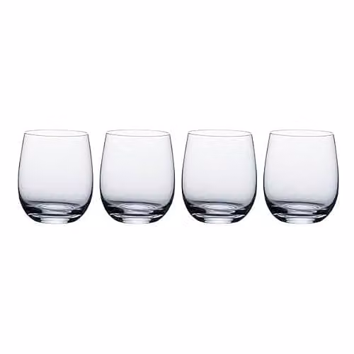 Rayware Ravenhead Kings Set of 4 Transparent Mixer Glass Tumblers, 360ml – 1