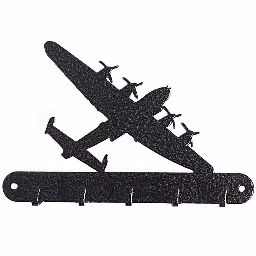 Poppyforge Lancaster Key Holder in Antique Black, W: 15 cm, H: 9 cm – 2