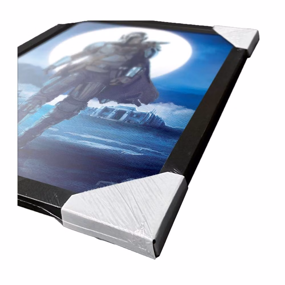 Star Wars Grogu and Mando Key Art Framed Paper Poster, Multicolour – 2