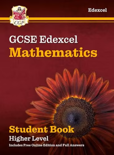 CGP Edexcel GCSE Maths Higher Student Book with Fully Worked Answers and Online Edition – 1