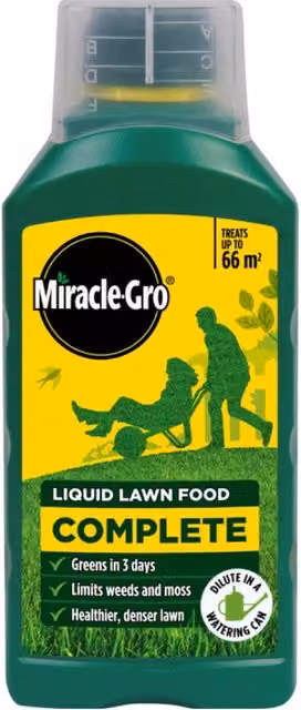 Miracle-Gro Liquid Lawn Feed Concentrate with Nitrogen, Potassium and Iron, 1 l