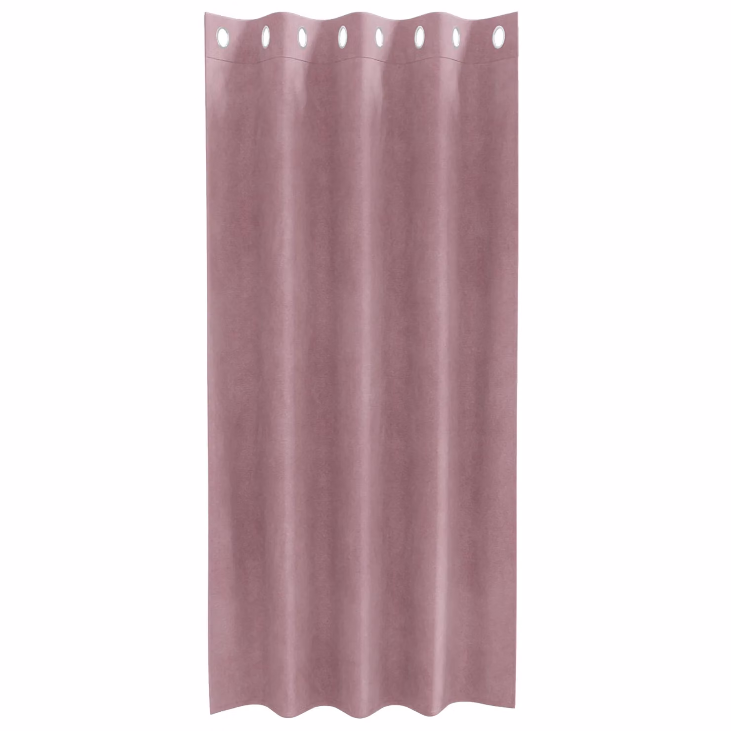 Berkfield Home Dark Pink Velvet Blackout Eyelet Curtains, 2 Pack – 2