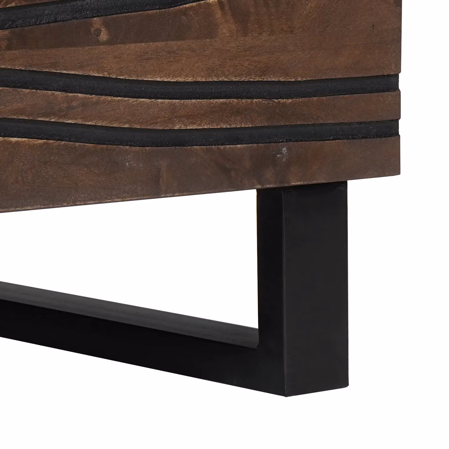 Berkfield Home Brown Mango Wood Coffee Table, W: 80 cm, D: 50 cm, H: 40 cm – 4
