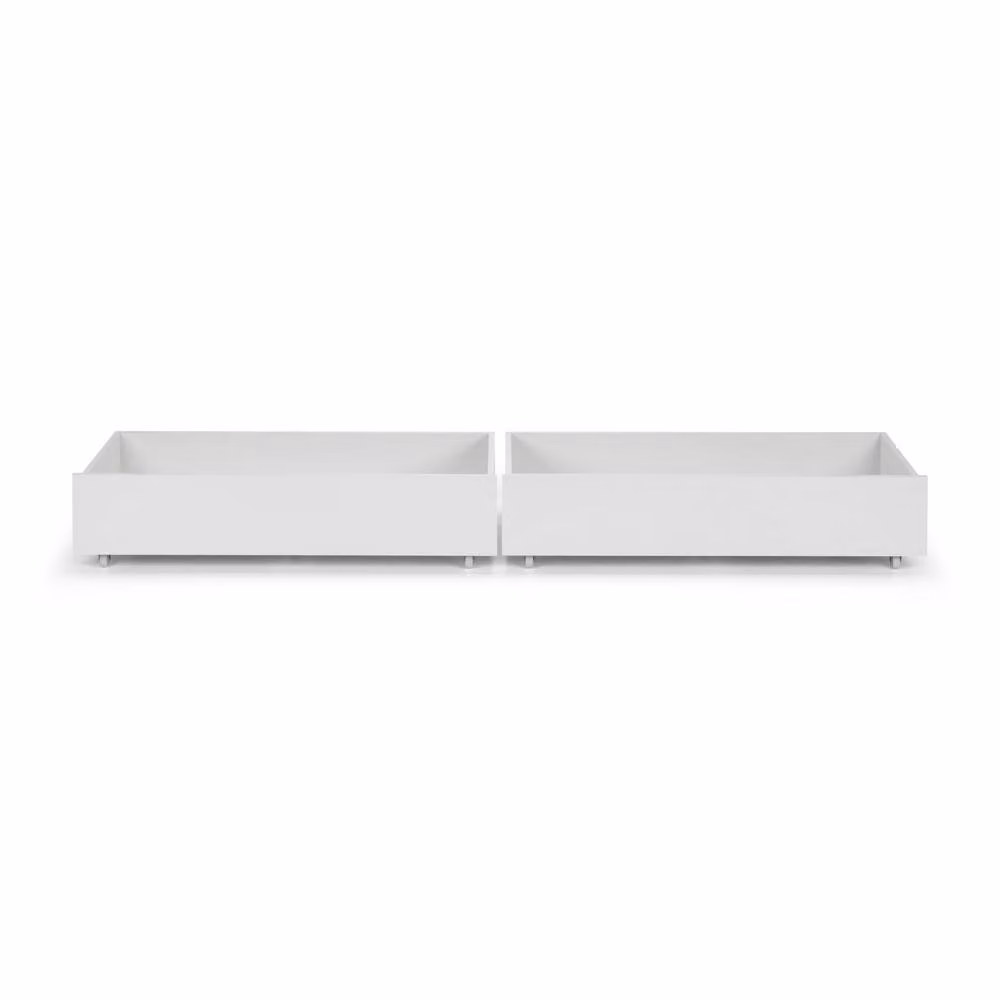 Cheshire Premium Midtown Underbed Drawers Set of 2 in White with Castors – 2