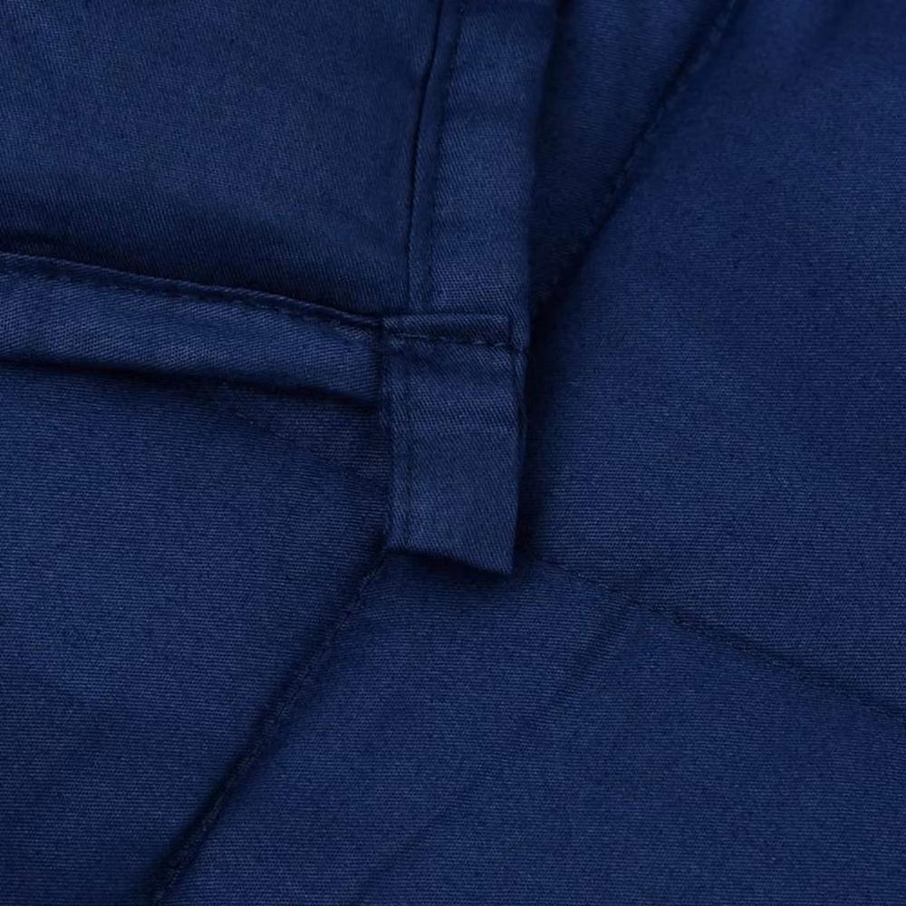 Berkfield Home Weighted Blanket in Navy Blue, 200 x 220 cm, 13 kg – 3