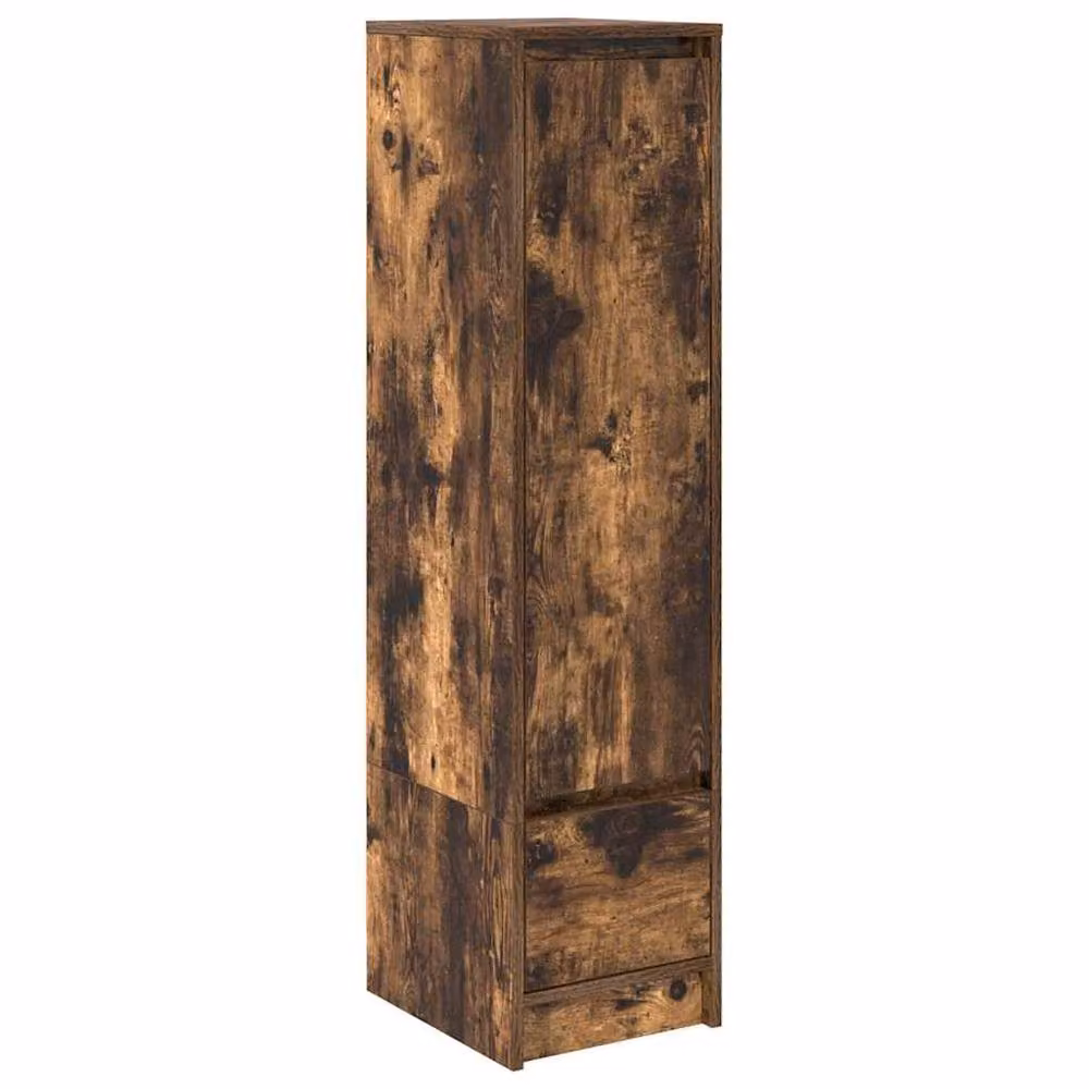 Berkfield Home Smoked Oak Highboard in Brown, W/D/H: 29.5 x 34 x 119.5 cm – 2