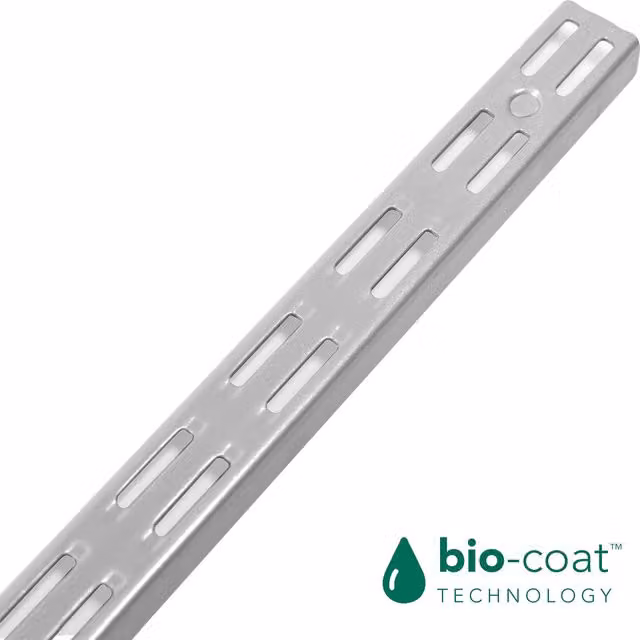 RBUK 2 Pack Silver Antibacterial Twin Slot Upright, Height: 71 cm