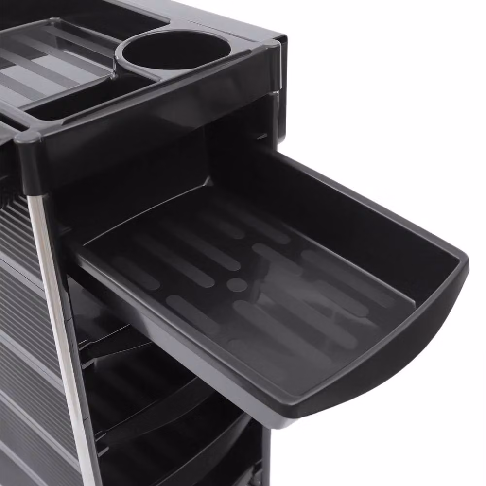 SPETLEK Black Barber Hairdressing Cart W/D/H: 50 x 50 x 90 cm – 3