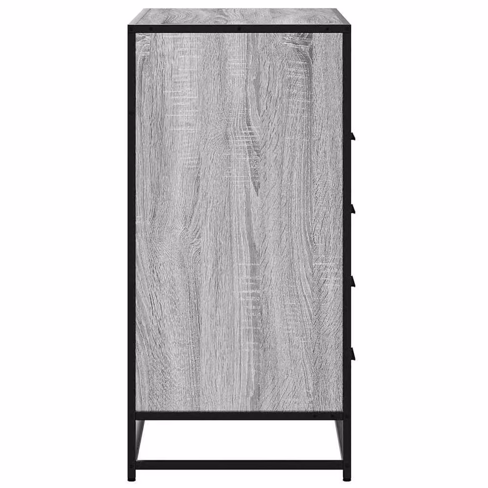 Berkfield Home Grey Sonoma Drawer Cabinet, W: 70 cm, D: 41 cm, H: 83.5 cm – 4