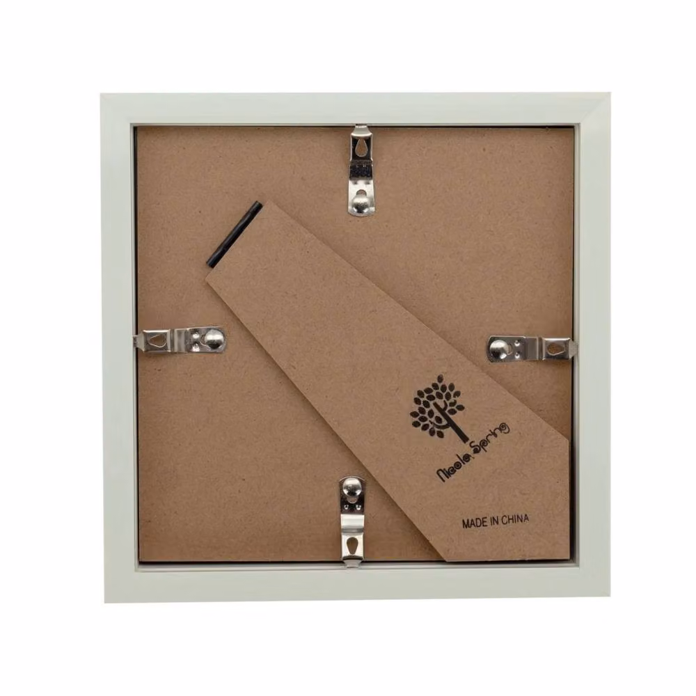 Havendro 3D Box Acrylic Photo Frame in White with 2x2 inch Mount for 6x6 inch Photos – 2