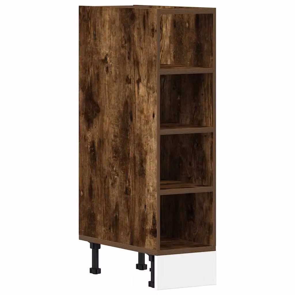 Berkfield Home Smoked Oak Bottom Kitchen Base Unit in Brown, W/D/H: 44.5 x 20 x 81.5 cm – 2