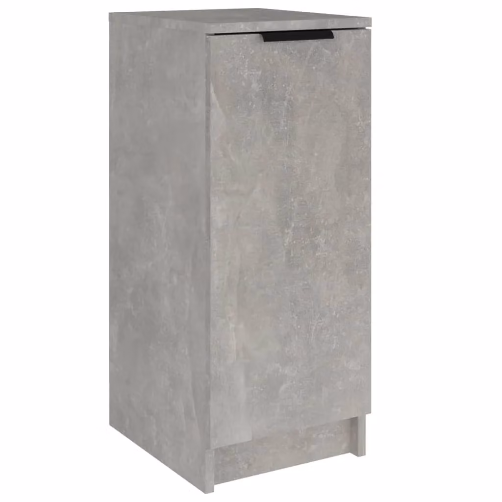 Berkfield Home Concrete Grey Wall Mounted Shoe Cabinet with Hinged Doors, W/D/H: 30 x 35 x 70 cm – 2