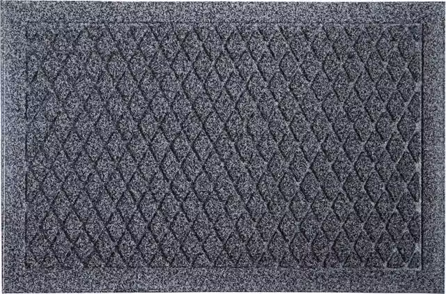 JVL Dirt Defender Scraper Doormat, Grey, W: 40 cm, D: 60 cm