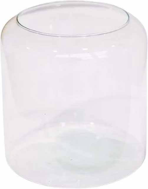Lemon Pavilion Glass Cylinder Hurricane Lantern with Sand, Clear, W23 x D23 x H31 cm