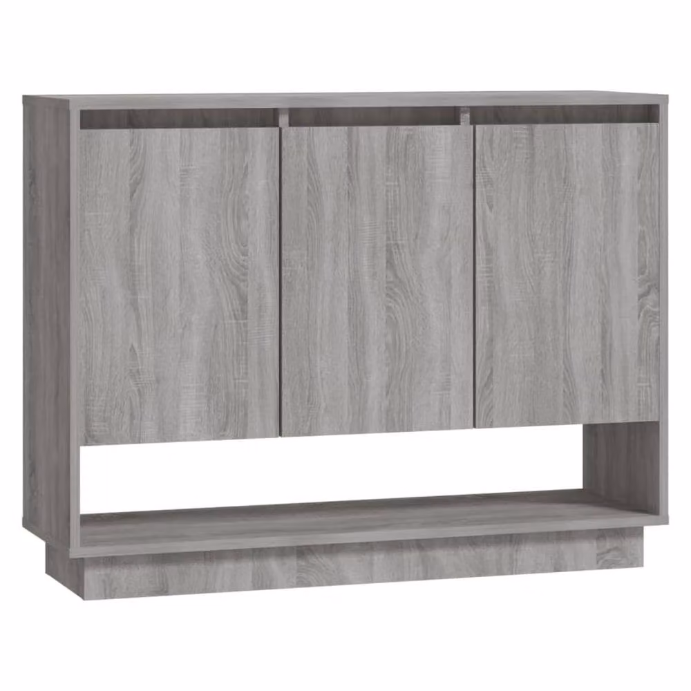 Berkfield Home Grey Sonoma Sideboard in Engineered Wood, W/D/H: 97 x 31 x 75 cm – 2
