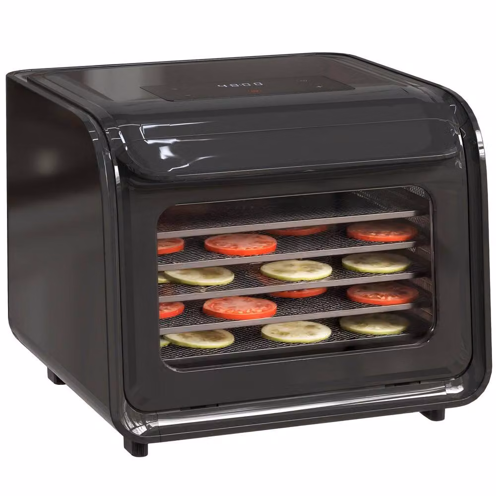 STILVORA Food Dehydrator with 6 Trays, Black, featuring Digital Display and Timer – 2