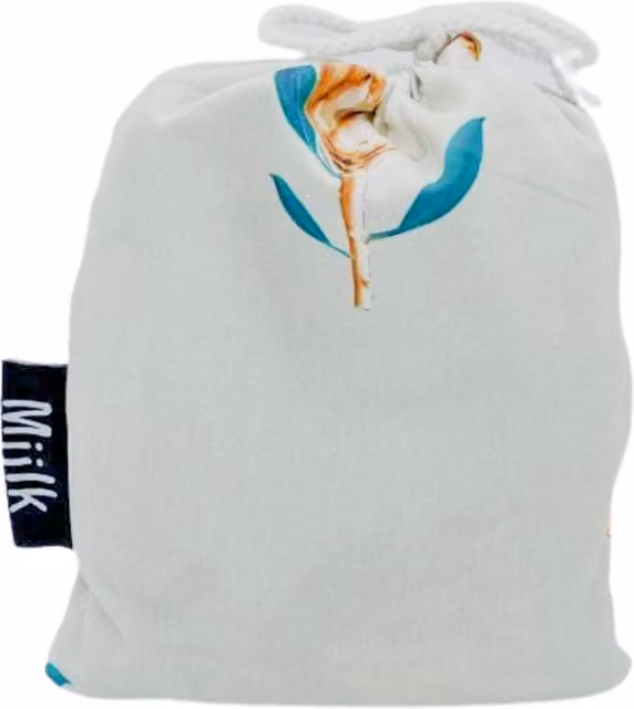 Miilk Organic Cotton Muslin Swaddle Blanket for Babies in Sage Protea