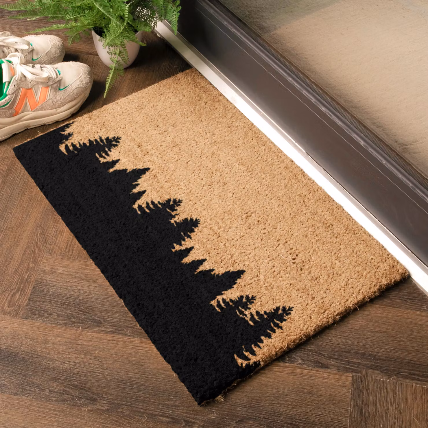 Artsy Mats Forest Doormat in Brown, W/D: 60 x 40 cm – 2