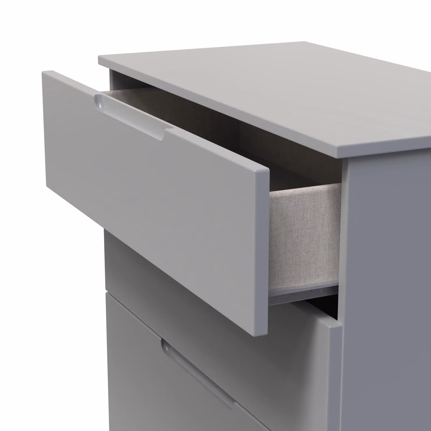 2 U Lucca 4 Drawer Deep Chest in Dark Grey – 3