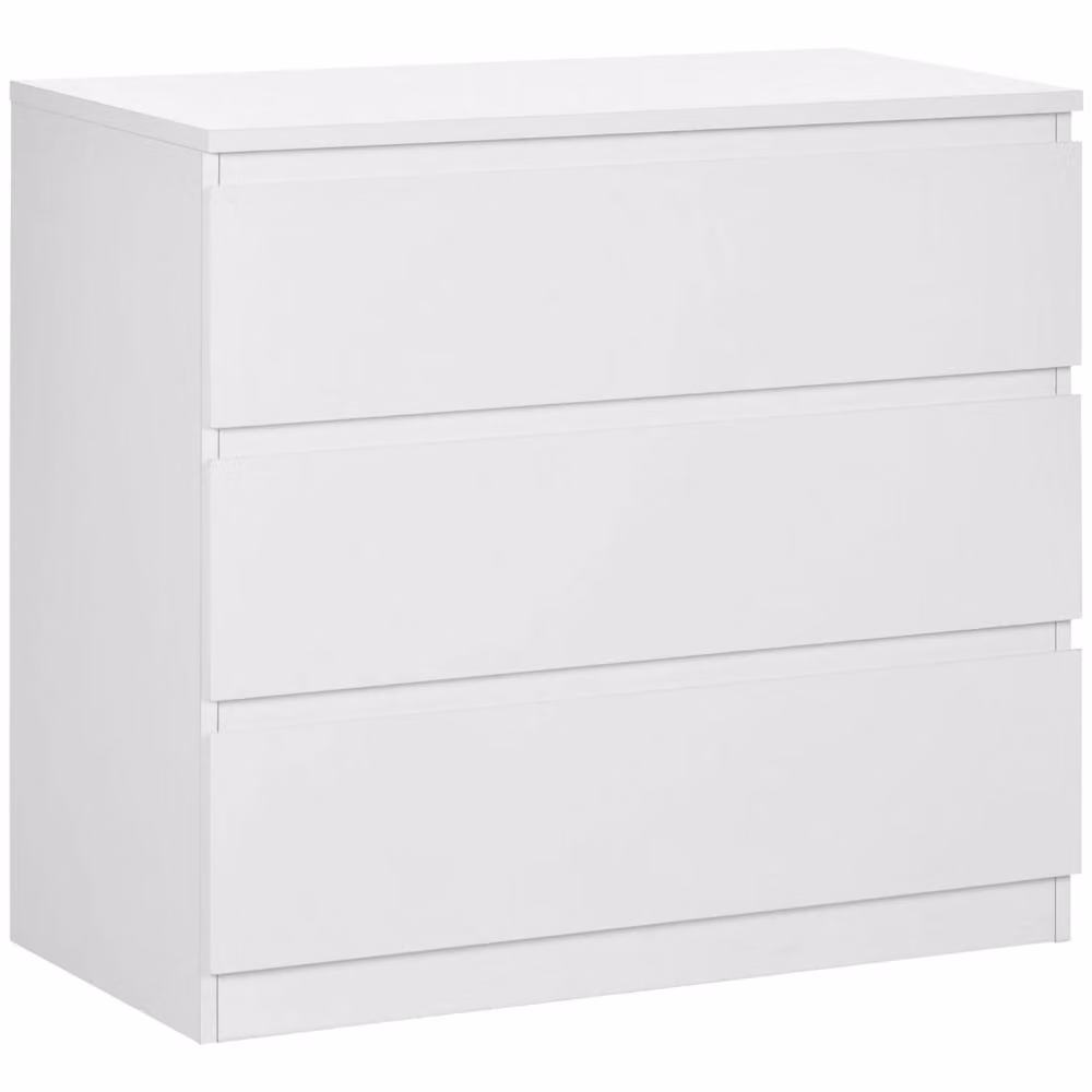 Wyld Haus Luvilo 3 Drawer Wood Chest in White – 2