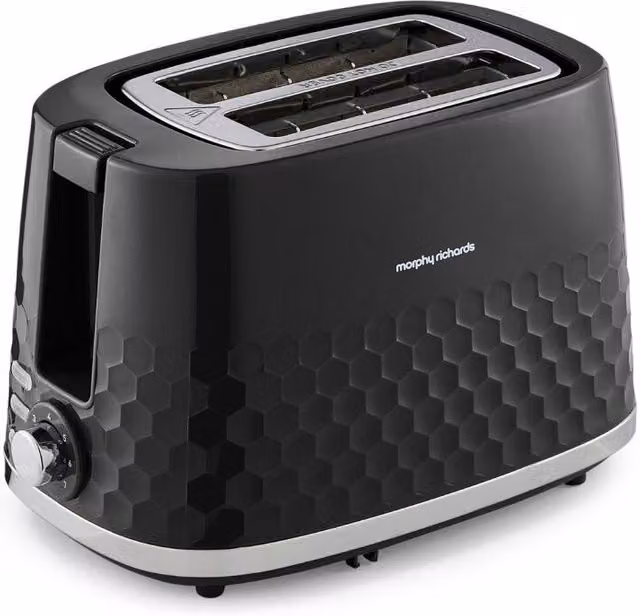 Morphy Richards Hive 2-Slice Toaster in Black