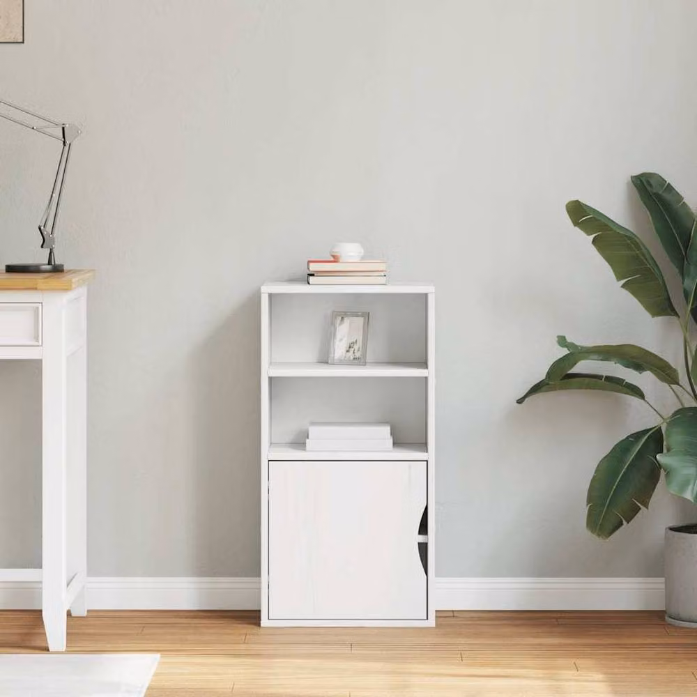 Berkfield Home ODDA Side Cabinet in White Solid Pine, W/D/H: 40 x 24 x 79 cm – 2