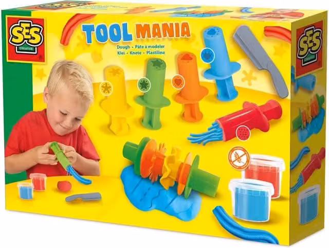 SES Creative Multicolour and Yellow Modeling Clay
