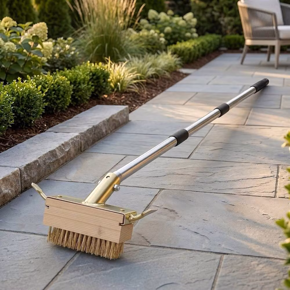 Havendro Multicolour Garden Weed Remover Brush with Telescopic Steel and Copper Wire for Patio and Driveway Moss Cleaning – 2