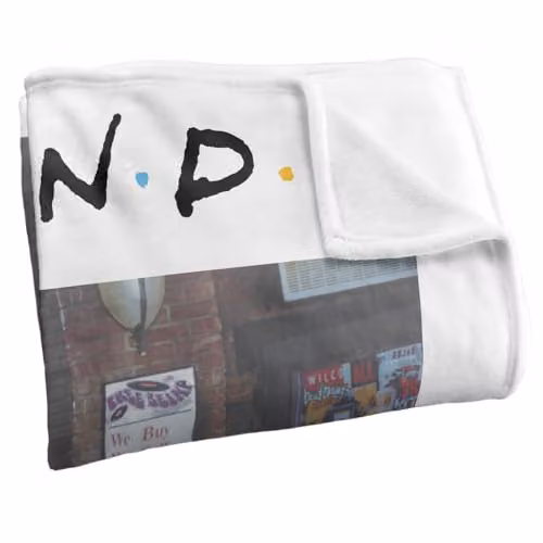 Warner Bros. Friends Characters 2 Silky Touch Super Soft Fleece Throw Blanket, Multicolour, W: 152.4 cm x L: 127.0 cm – 2