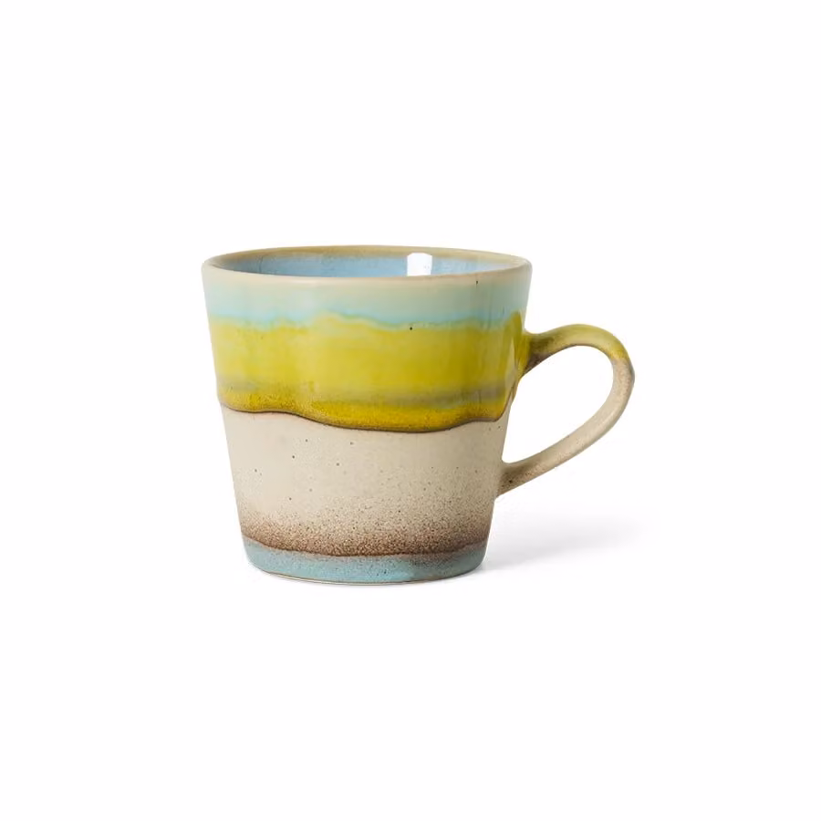 HKLIVING Glint Americano Mug in Multicolour Stoneware