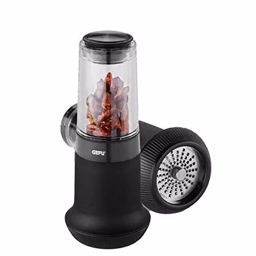 GEFU X-PLOSION Black Pepper Cutter in Black