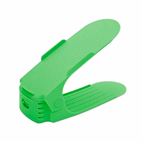 AQUARIUS Space Saver Standard Size Anti-Slip Shoe Organisers in Green – 1
