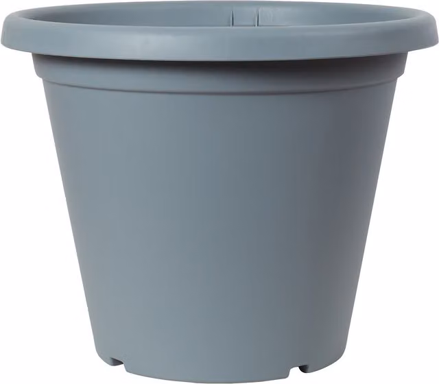 Clever Pots Round Plastic Planter, Grey, Diameter: 40.3 cm