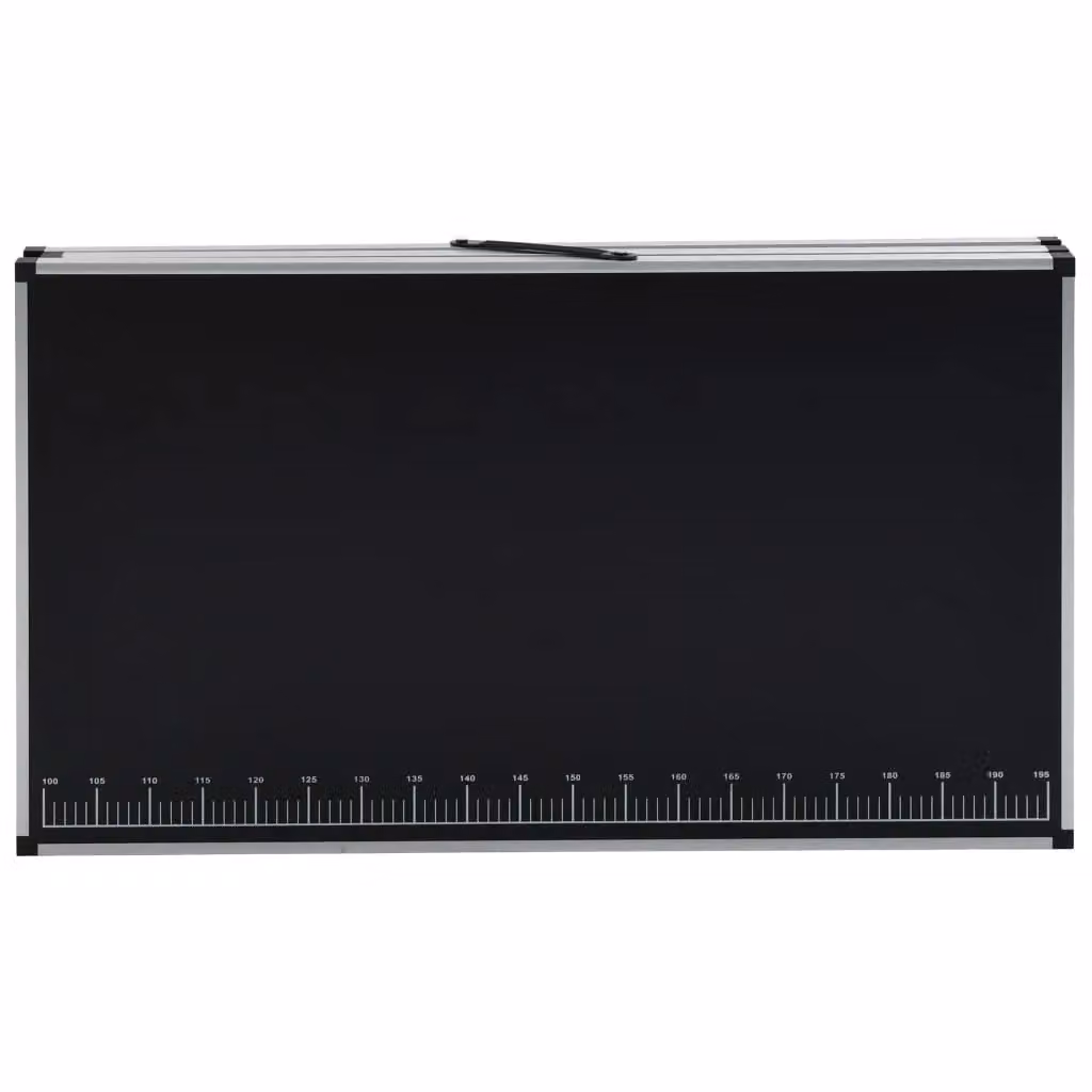 Berkfield Home Folding Pasting Table in Black MDF and Aluminium, W: 300 cm, D: 60 cm, H: 78 cm – 2