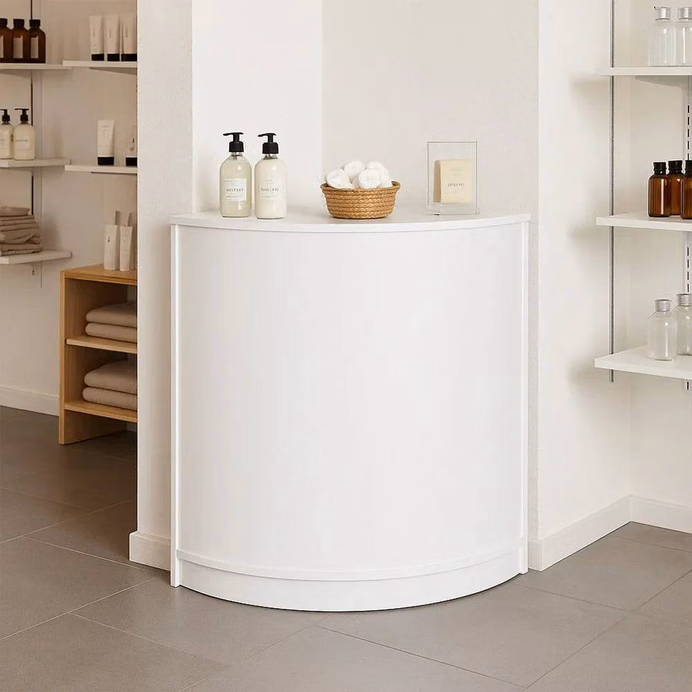 Monstershop Retail Shop Corner Counter CM60 in White – 2