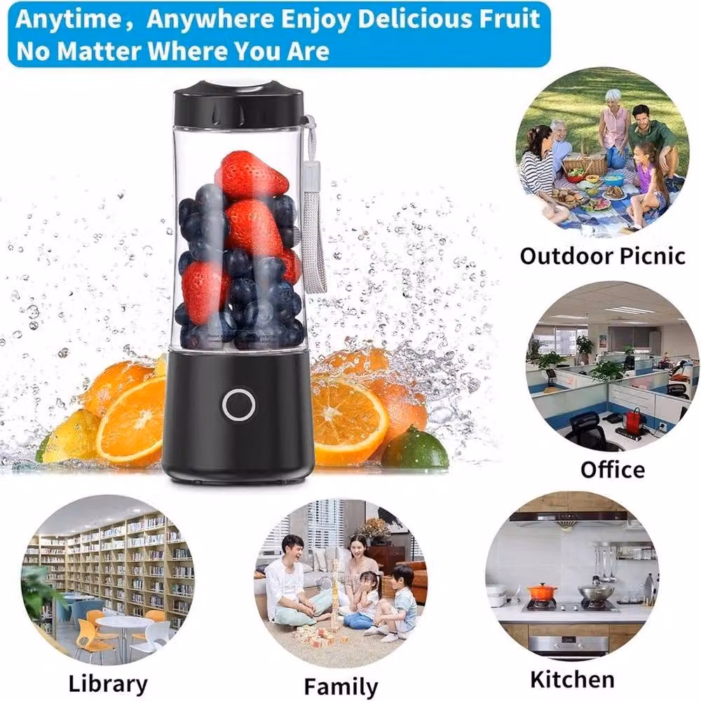 PAWNORA Portable Mini Juicer Blender in Black – 4
