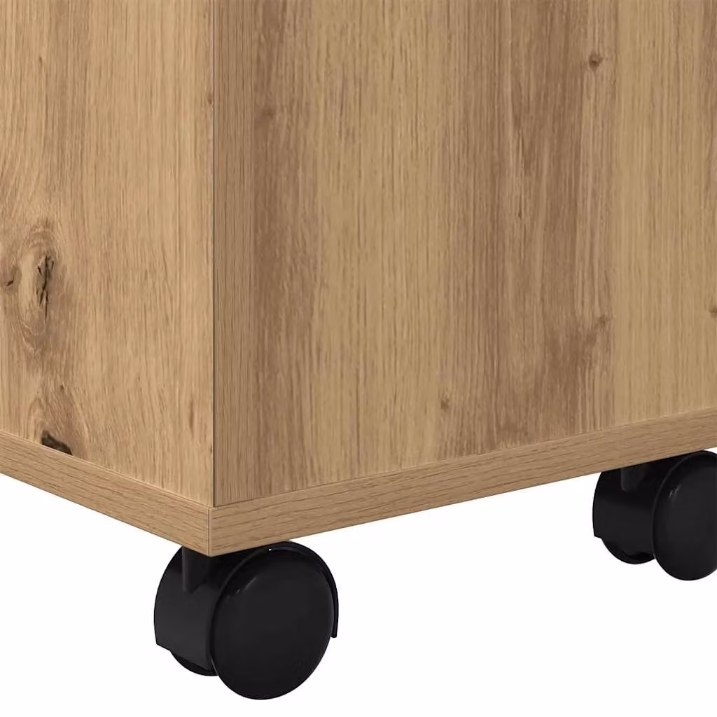 Berkfield Home Artisan Oak Coffee Table in Brown, W/D/H: 60 x 60 x 38 cm – 3
