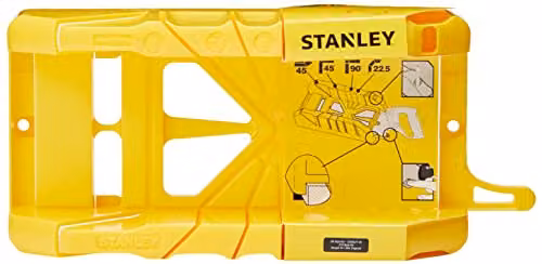 Stanley 119212 Saw Storage Mitre Box in Yellow