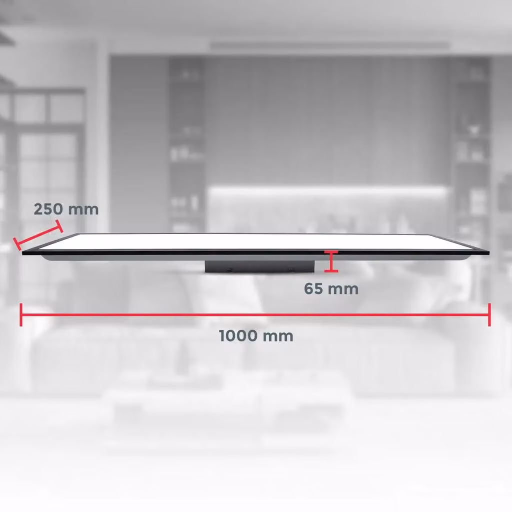 B.K.Licht Black 24W CCT LED Ceiling Panel with Remote Control and Dimming Function – 4