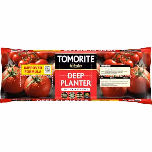 Levington Tomorite Deep Planter Tub in Brown and Red for Vegetable Gardens and Fruit