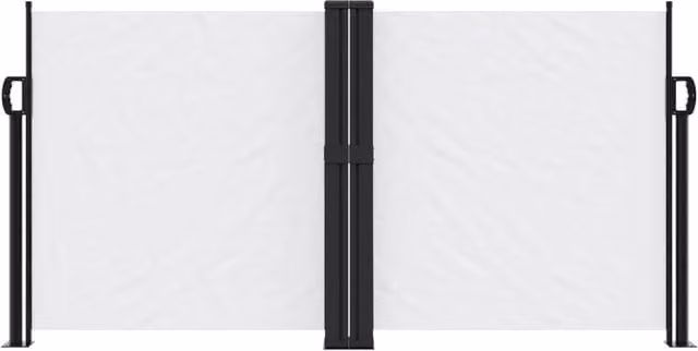 Berkfield Home Retractable Single Side Awning in White, W/D/H: 1000 x 120 cm – 1
